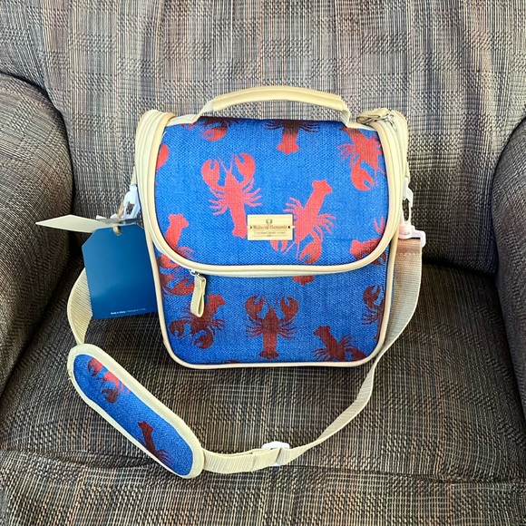 Lobster print cooler lunch tote NWT - Picture 1 of 7